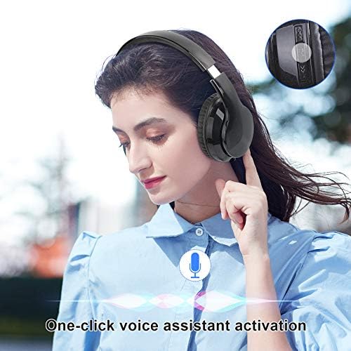 Bežične Bluetooth Slušalice sa redukcijom šuma, Slušalice IFECCO/Slušalice s mikrofonom, Sklopivi Stereo slušalice QuietComfort HiFi, Meke Protein jastučići za uši(Crna)
