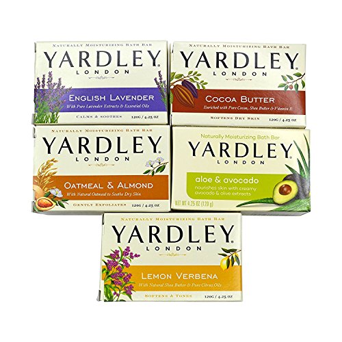 Kit bubble machine kupke Yardley London - 10 Barovi: Engleska Lavanda, zobeno brašno i Bademe, Aloe i Avokado,