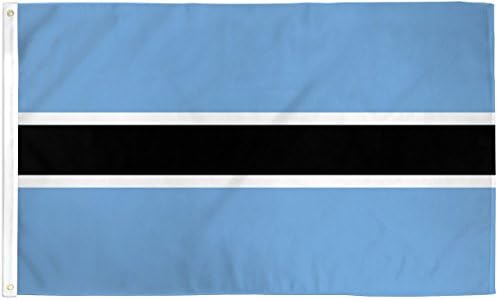 MWS 3x5 Ботсванский poliester zastava 3'x5 Super Polyester najlon, otporan na blijedi, s dvostrukim сшитыми