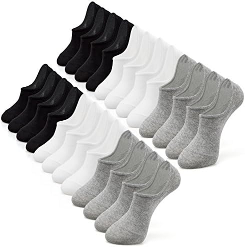 Čarape IDEGG No Show Za žene i Muškarce od 12 Parova Svakodnevne Čarape s niskim cutaway Neklizajući Sportske
