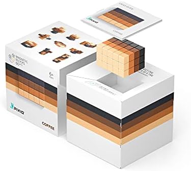 Set za izradu 60 magnetske blokova serije PIXIO Kava s besplatnim programom, blokovi za stres, Magneti za djecu,