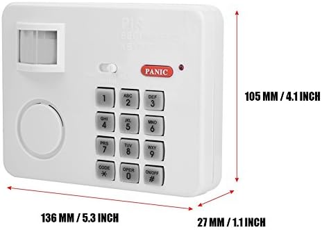 Bežična Tipkovnica Sigurnosni Alarmni Senzor Pokreta Alarm Lozinku Tipkovnica Sigurnosti Doma Daljinski Infracrveni