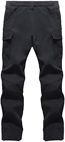 Gospodo Taktičke hlače MAGCOMSEN s 9 džepovima, Nepromočiv, Na Toplo Runo Obloge, Zimske Skijaške Hlače