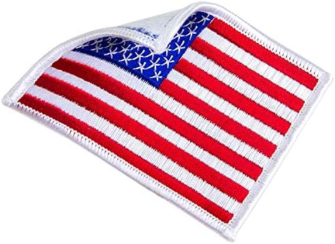 Krpa za američke zastave WAYDA 4 Pak., Ispeglati ili Пришивать Logotip Uniforme, Krpa za kuku Borbeni duh Američke