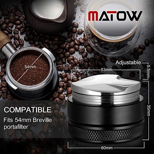 53-mm Dozator za Kavu, Alat za distribuciju Espresso MATOW, Разравниватель Kava Pogodna je za 54-mm filter Breville