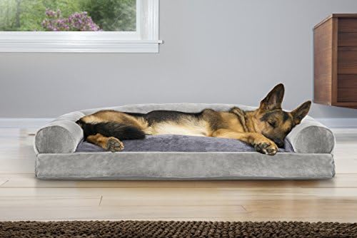 Furhaven Pet - Kauč-Krevet s jastukom za Pse i Tradicionalni Ortopedski Madrac od pjene za Pse i Mačke - Nekoliko