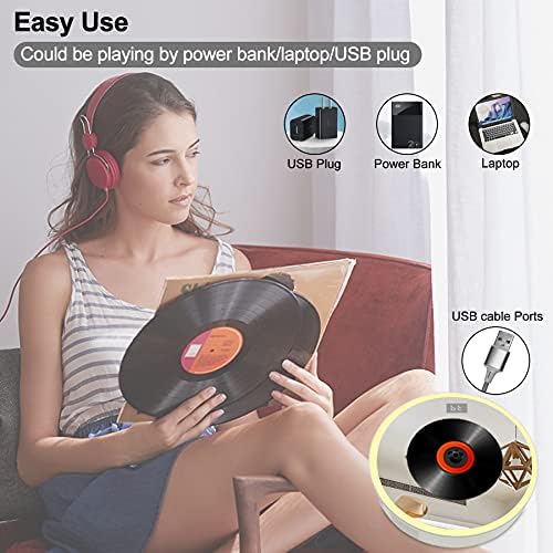 ZUNKOM Bluetooth CD-player, Zidni CD-glazbeni player za Kućnu Audio Boombox Ugrađeni Zvučnici HiFi FM Radio