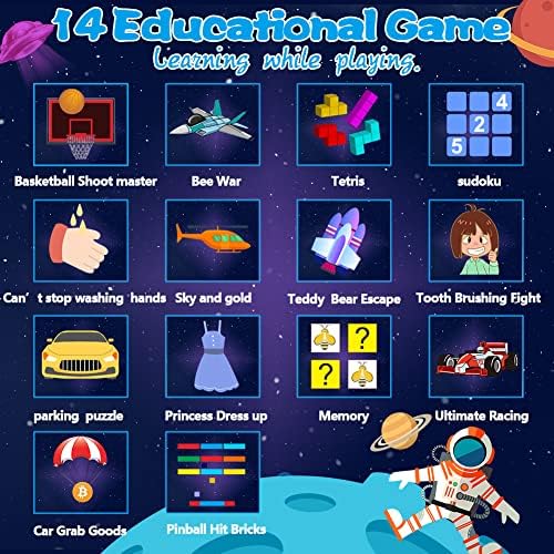 Igre za djecu su Pametni sat za dječake i djevojčice s 1,44 HD zaslon osjetljiv na Dodir 14 puzzle Igre Glazbeni