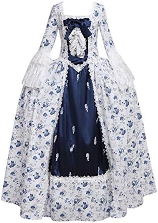 1791 - e dama Ženske haljine u viktorijanskom stilu rokokoa Nadahnjuje Djevojke odijelo