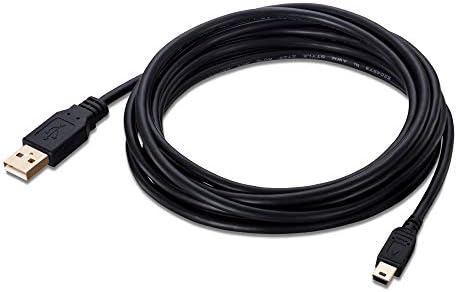 Kabel za Mini USB 20 metara,Ruaeoda USB 2.0 Tip A na Mini-5-kontakt kabel B Kabelski priključak Kompatibilan