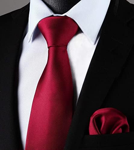 Običan kravate HISDERN za muškarce, Službena Kravata 3,35 i Skup za vjenčanje je matična ploča džep