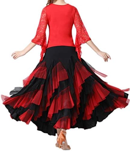 CISMARK Elegantan Rezultat College Latinskih Plesova Dugo Multi-Suknja s ljuljačkama za žene