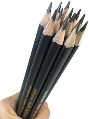 Drveni грифельные olovke Faber-Castell Tri-Grip 2B Glatka i tamna Pre izoštriti olovke - Kutija od 12