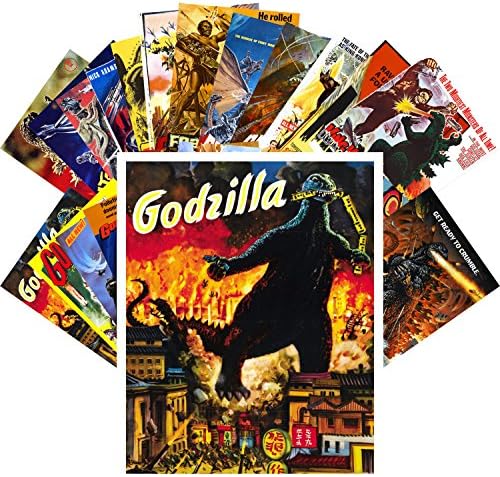 Serija razglednica 24 kom. Godzilla Starinski Film Plakat Кайдзю Čudovište Priloge