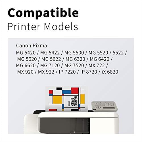 Zamjena kompatibilnog spremnika s tintom LemeroUexpect za Canon PGI-250XL CLI-251XL XL 250 251 XL za pisač PIXMA