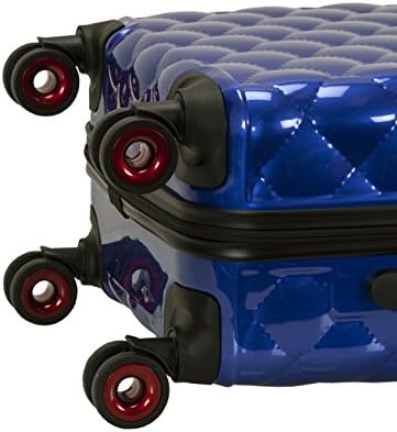Set za prtljagu s rotirajućim točak Rockland Quilt Hardside s mogućnošću proširenja, Plava, 3 predmeta (20/24/28)