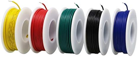 Striveday 22 AWG kabel za Povezivanje 1007 Kit čvrstom žica od PVC kutija Električne žice 22 kalibra 300 Kabel