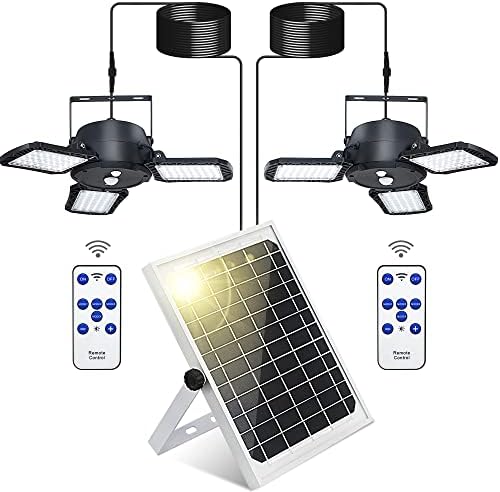 Solarni viseće svjetiljke Vanjska Vodootporan 4 načina osvjetljenja, 800LM od Sumraka do zore LED detektor pokreta