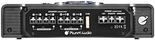 Planet Audio AC800.4 4-Kanalno Auto Pojačalo - 800 W, Puni Raspon, Klasa A/B, Stabilnost 2-4 Ω, Izvor Napajanja Mos-Tranzistora, Most