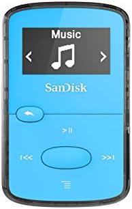 MP3 player SanDisk 8GB Clip Jam, utor za microSD kartice plave boje i FM - radio - SDMX26-008G-G46B