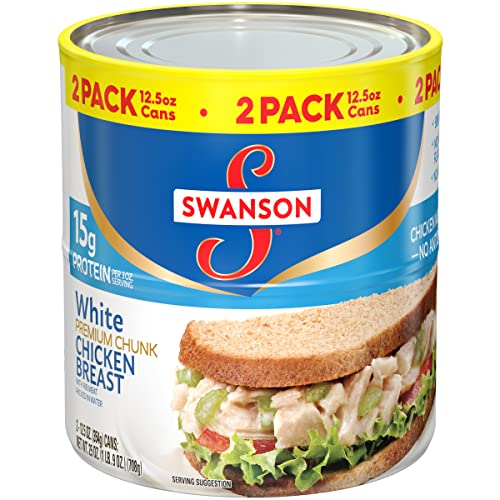 Swenson Premium Bijeli Komad Pileća Prsa, 12,5 grama. Banke, 2 mjerenja (pakiranje od 6 komada)