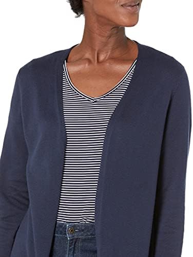 Jednostavan ženski cardigan-džemper Essentials s otvorenim prednji dio