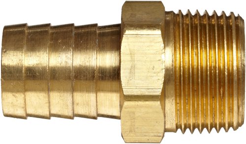 Anderson Metals-57001-1612 prikladniji mesinga Шланговый Priključak, Priključak 1 Заусенец x 3/4 Muški Cijevi