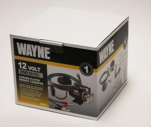 WAYNE PC1 Prijenosni 12-Baterije Pumpa Za Pumpanje Vode S Usisnim Crijevom I Mlaznicom