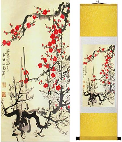 Tradicionalna slika Ptice i cvijeće Ukras Kućnog Ureda Kinesko Slikarstvo s завитушками Proljeće Slika je savršena