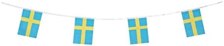 Zastave Švedske Švedski Zastava s Malo vuče konce Mini-Nacionalne Zastave Zemalja Svijeta Zastave Plamenac Banneri Za Stranke Cool Dvorište Olimpijski festival Svečano Otvaranje Bar Sportske Svečanosti Ukras