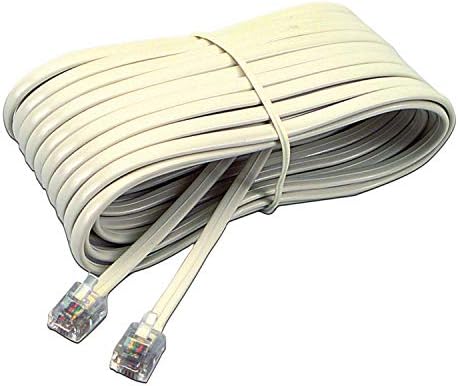 Utikač Telefonskog produžni kabel Softalk 04020/Nožica 25 metara. Slonovače