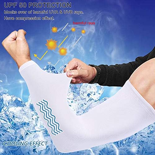 Vrećice za ruke sa zaštitom od uv zračenja za muškarce i žene - Kompresije sunčane rukava UPF 50 za trčanje,