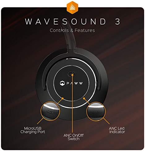 Bluetooth slušalice Paww WaveSound 3 – Aktivni Slušalice s redukcijom šuma / 16-Satna trajanje baterije s Preciznim