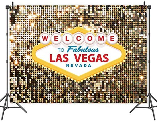 Dobrodošli u Las Vegas Fotografije Pozadina 7x5 metara Vinil Nevjerojatan Casino Poker Film Tematski Starinski