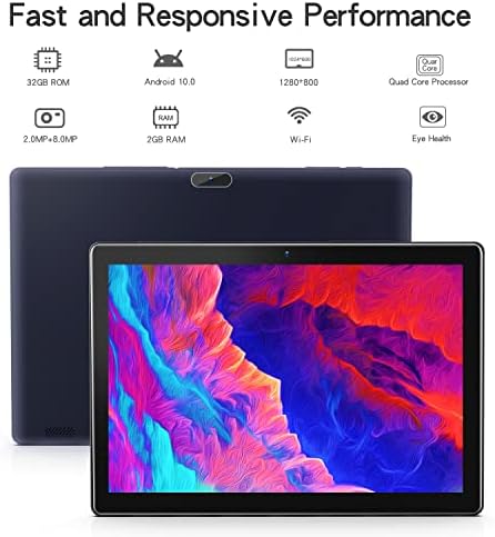 Tablet Android 10 cm, PRITOM M10, 2 GB ram memorije, 32 GB Tablet Android 10,0, 10,1 - inčni IPS HD zaslon,