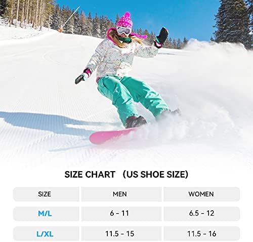 Skijaške Čarape Ženske, Muške 2 Kom Tople Debele Neklizajući Zimske Čarape za Snowboard Čarape za Skijanje,