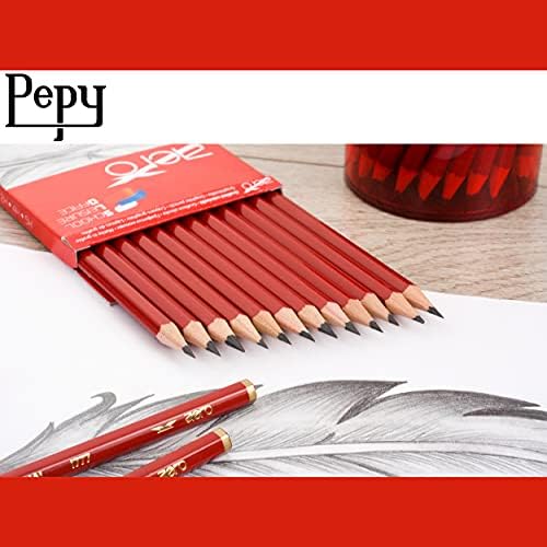 Profesionalni set kistova za crtanje Pepy Aero Graphite– Kompletan set od 12 maraka olova za crtanje, crtanje