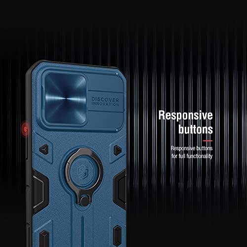 Mangix Kompatibilan sa torbicom za iPhone Pro 13 sa Metalnim Poklopcem Kamere,Ударопрочными odbojnike, Sigurnosne