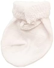 Pakiranje od 3 Dječji Пинеток - Podesiva Dječje Čarape 0-3 Mjeseca - Unisex Bijeli 80% Organski Pamuk
