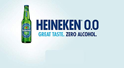 Slad piti Heineken 0.0 Bezalkoholno Pivo u pakiranju od 12 staklenih boca 11 unci/331МЛ هينيكن بيرة بدون كحول