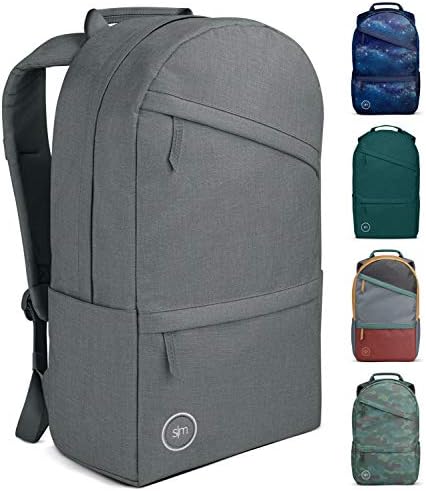 Jednostavan Moderan ruksak s uredom za laptop za žene, Muškarce, Fakulteti, Škole, Radne Putnu torbu, 25 litara Legacy -Slate