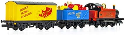 Skup Božićnih Igračaka vlakova Hornby djeda mraza Express R1248, Crvena, Plava i Žuta