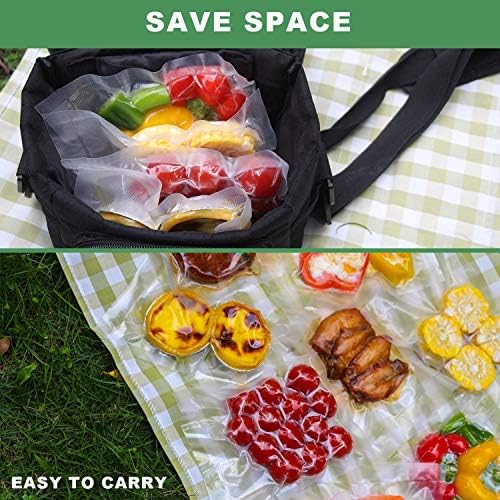 Vrećice za vakuum brtvljenje 4×6 cm,Teška Prethodno izrezane Dizajn,Zatvoreni paket hrane za komercijalne kvalitete