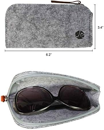 [5 KOMADA], multi-color futrole za naočale JAVOedge od Mekog Filca na Munje s Krpom od Mikrovlakana za Sunčane
