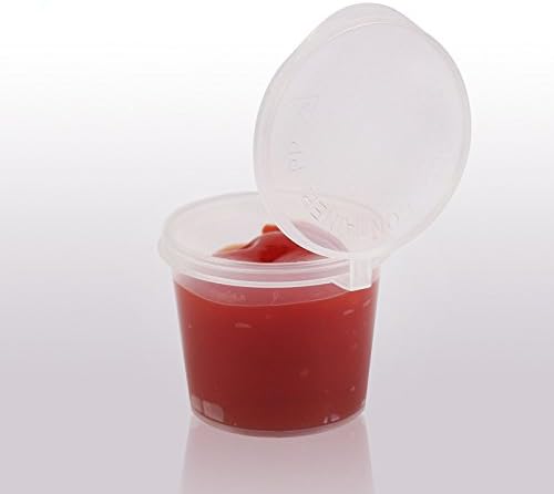 50 kom./lot 1/1,5 Oz Male Plastične Čaše za Jednokratnu upotrebu Za Umak Spremnici Za Skladištenje Hrane Prozirne