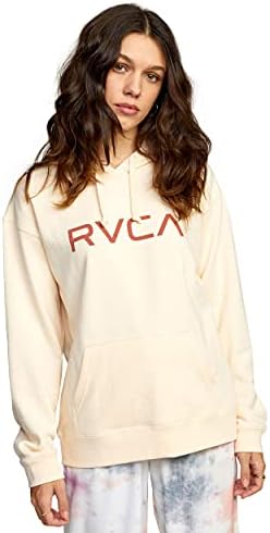 Ženski grafički флисовый pulover RVCA s kapuljačom