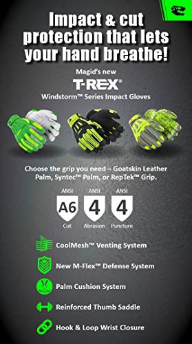 Otporna na udarce rukavice serije MAGID TRX743 Windstorm | ANSI A6, Otporna na krojeva, Zaštitne radne rukavice