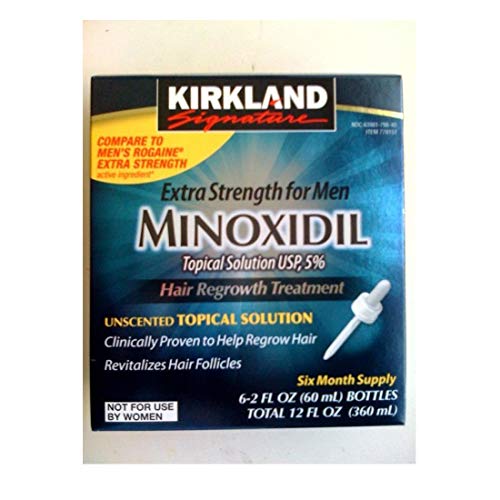 6 Mjeseci Kirkland Minoxidil 5% Ekstra Jaki Lokalni Rješenje za Oporavak i Rast kose za muškarce