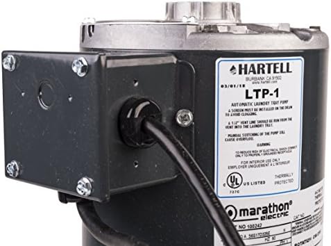 Pumpa ladice za donje rublje LTP-1 Hartell, Spremnik zapremine 2 l, 115 Volti, 1/4 L. s. 1-1/2 Ulaz 1 Izlaz