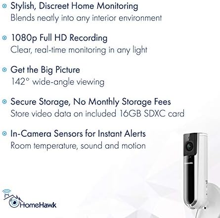 Panasonic KX-HN1003W Osnovna Skladište Sigurnosti za Pametne Kuće, 1080P HD, Zatvarač za zaštitu Privatnosti,